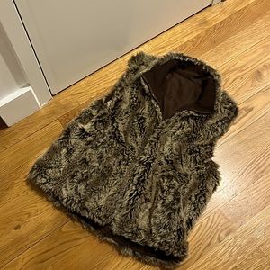 Vintage faux vest very warm size XL